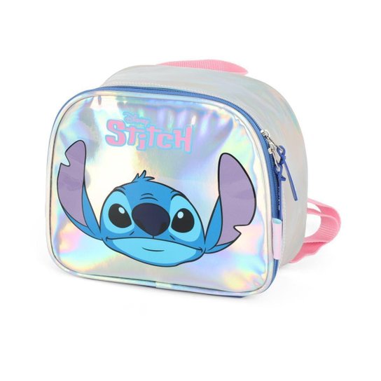 Lancheira Stitch Disney Térmica Com Alça De Costas Infantil