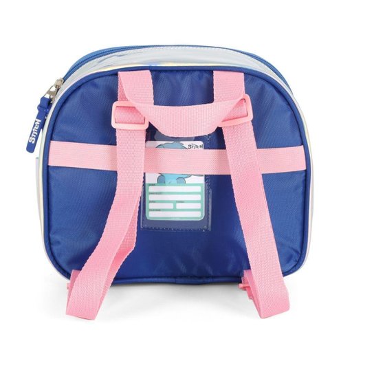 Lancheira Stitch Disney Térmica Com Alça De Costas Infantil