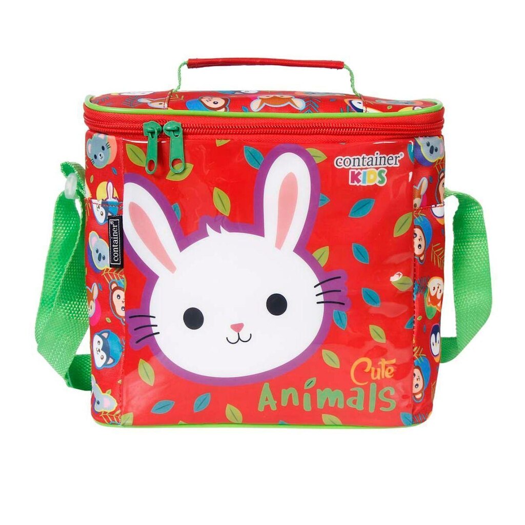 Lancheira Térmica Coelho Infantil Escolar Animais Container Kids Dermiwil