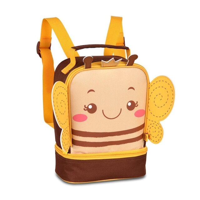 Lancheira Térmica Escolar Infantil Bichinhos Abelha Borboleta