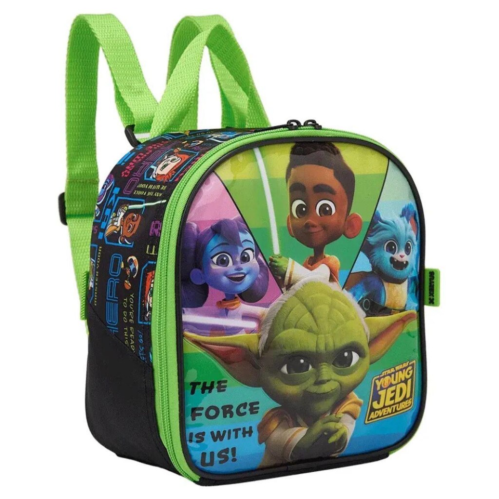 Lancheira Termica Escolar Infantil Star Wars Yung Jedi Xeryus 13604