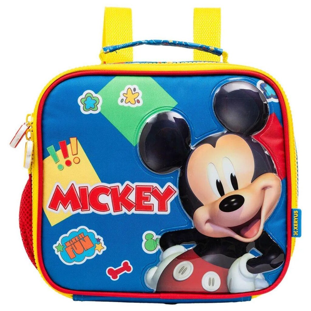 Lancheira Termica Escolar Merendeira Original Mickey Mouse