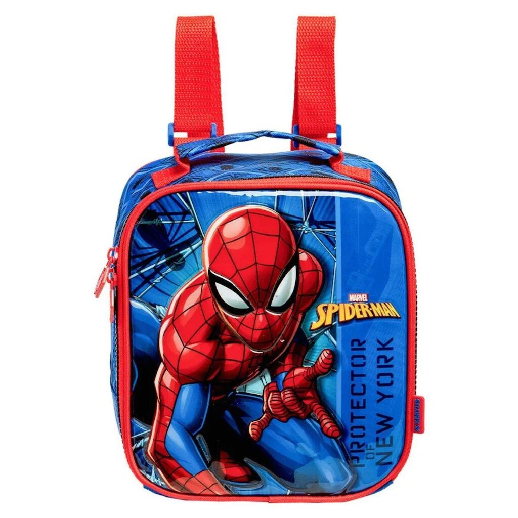 Lancheira Termica Escolar Spiderman Menino Homem Aranha