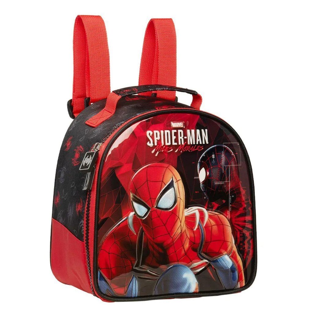 Lancheira Térmica Infantil Escolar Spiderman Homem Aranha Miles Morales Xeryus 14924