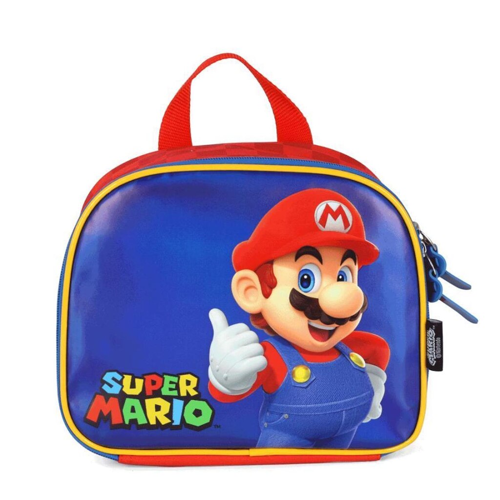 Lancheira Térmica Luxcel Super Mario Joia Vermelho