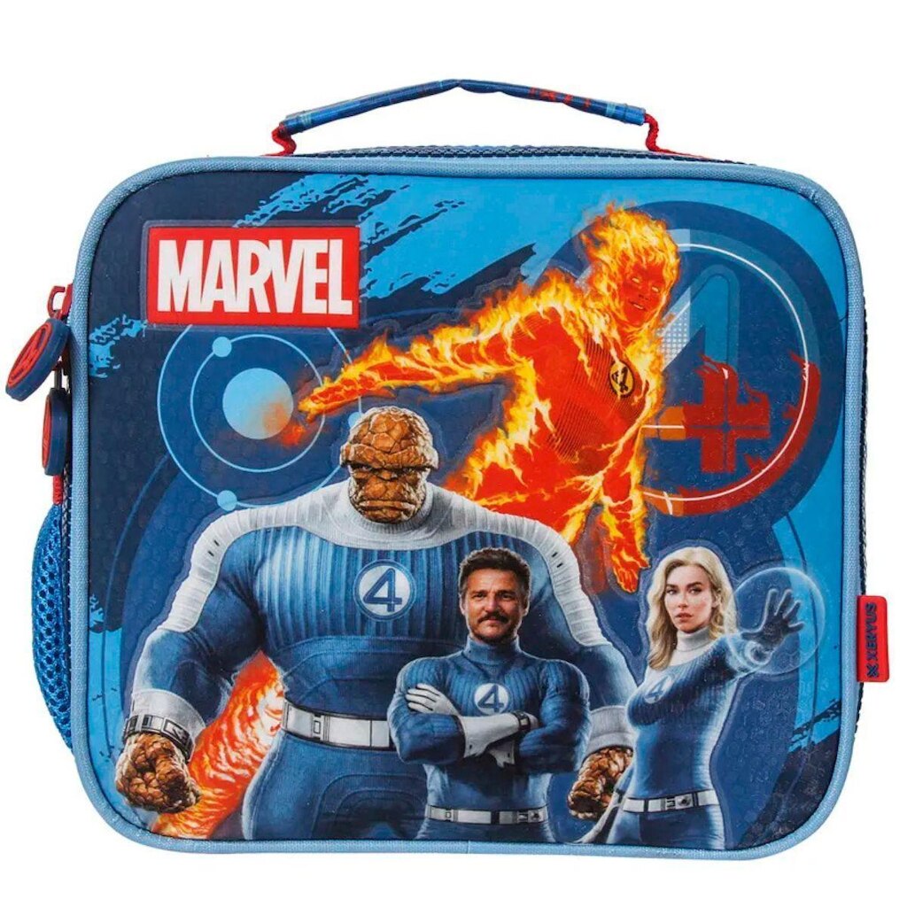 Lancheira Térmica Marvel Infantil Escolar Quarteto Fantastico Xeryus 15034
