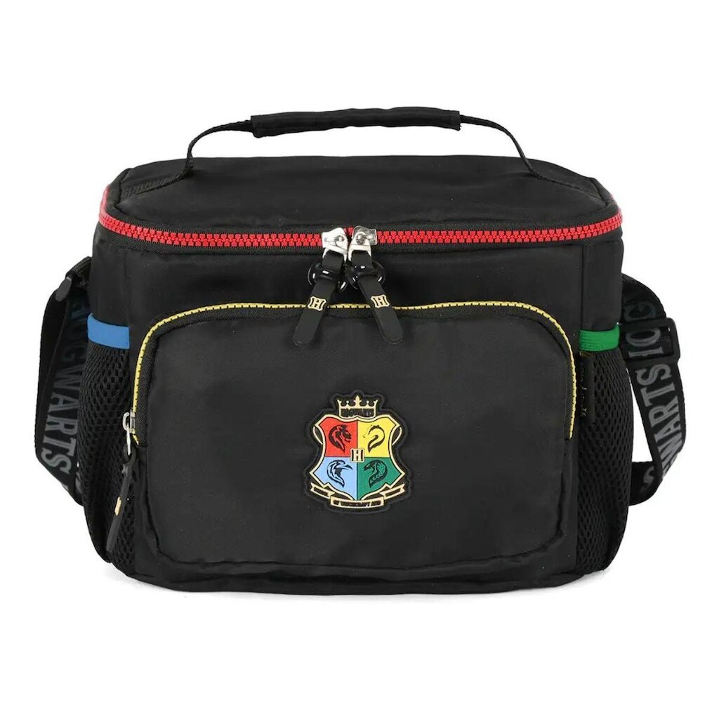 Lancheira Térmica Oficial HARRY POTTER HOGWARTS Luxcel preta
