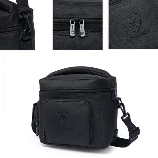 Lancheira Térmica Transversal 4 L Marmita Fitness Viagem Porta Garrafa