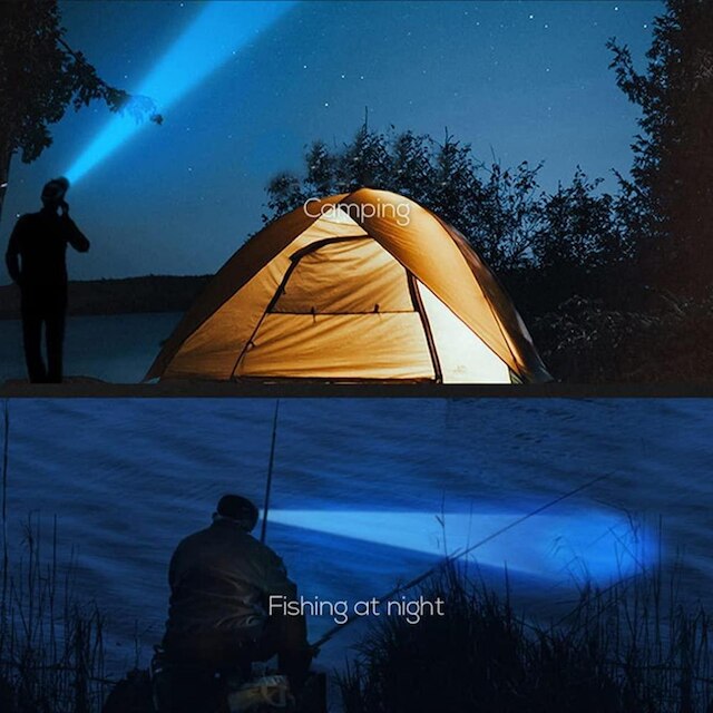 Lanterna de Cabeça 5 LED´s Super Forte Recarregável Resistente A Água Carregamento via USB