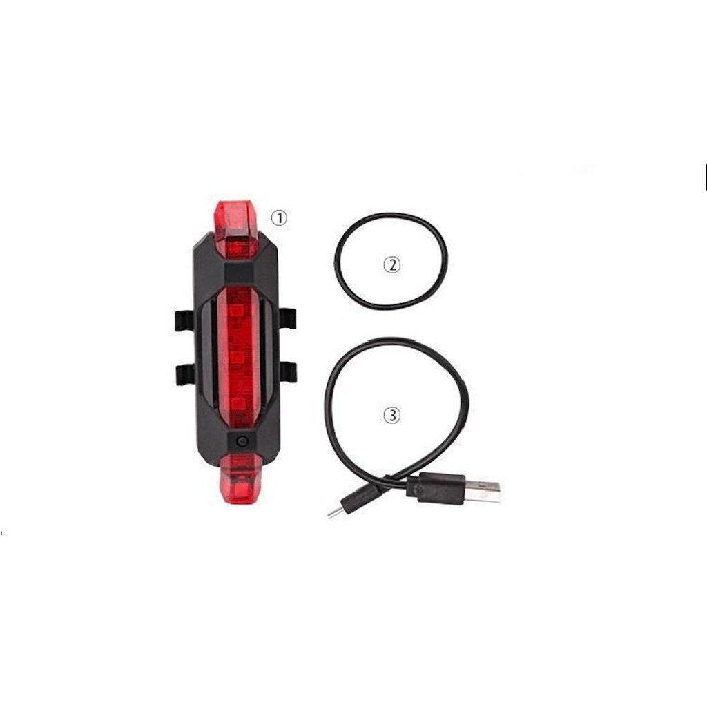 Lanterna Traseira Bicicleta Usb
