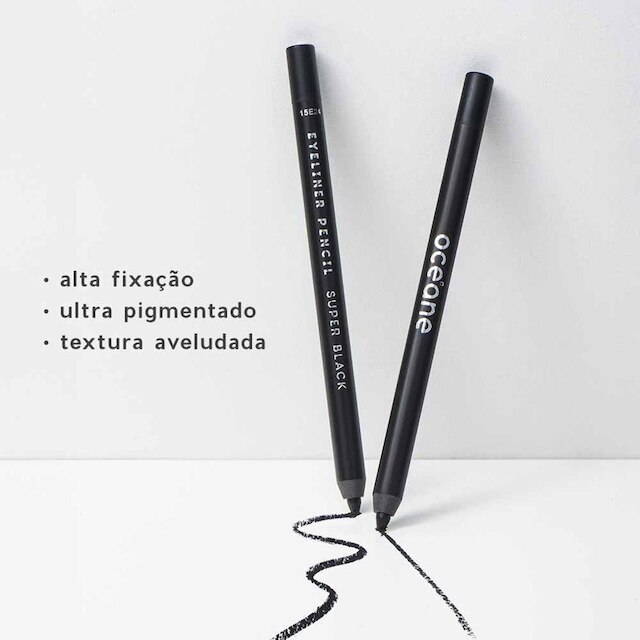 Lápis de Olho Océane Eyeliner Super Black