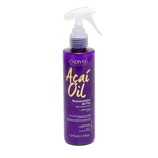 Leave-In Cadiveu Professional Açaí Oil Ressuscitador de Fios 215ml - Incolor