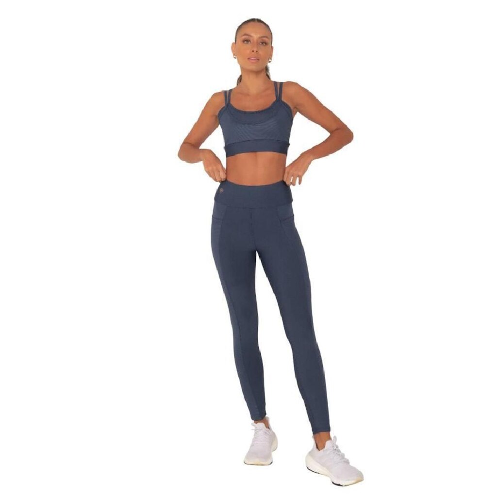 Legging Amei Sport Tempo - Azul Escuro