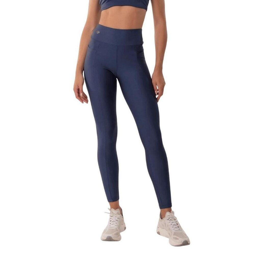 Legging Amei Sports Fitness Bolsos Laterais - 40062