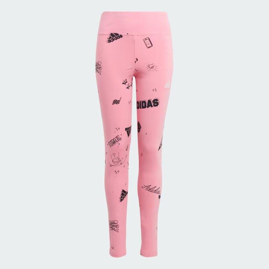 Legging Estampada Infantil Brand Love Adidas IA1568