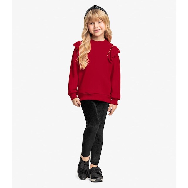 Legging Infantil Veludo Trick Nick Feminino