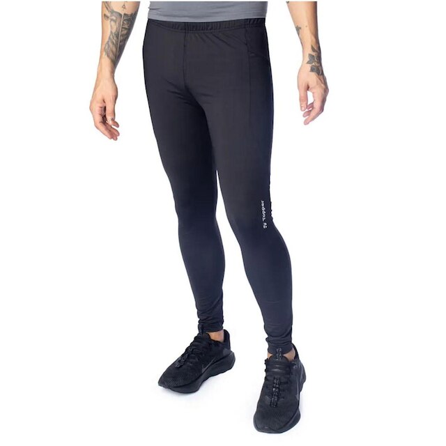 Legging Masculina Topper Performance Bolsos Reflexivo Preto