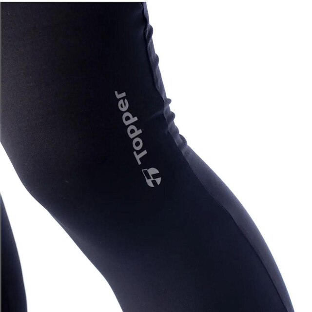 Legging Masculina Topper Performance Bolsos Reflexivo Preto
