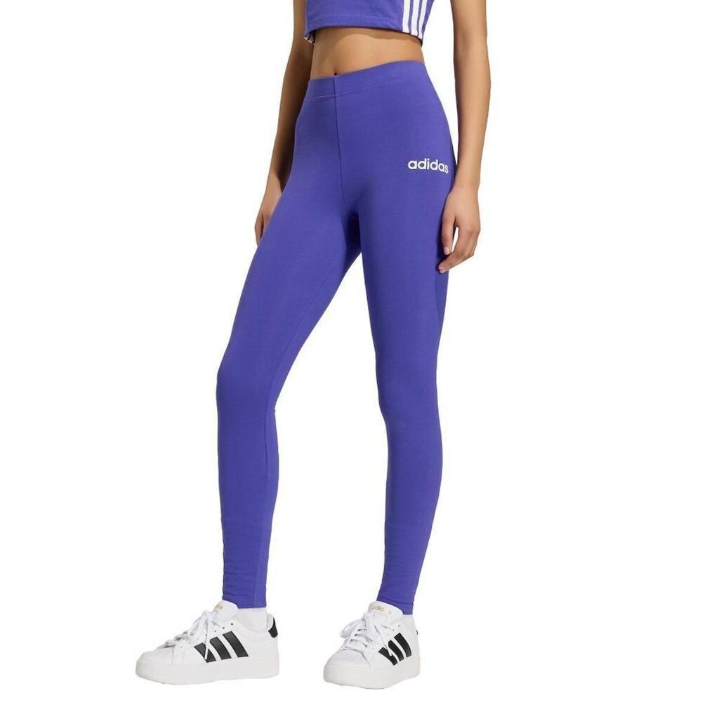 Leggings Adidas De Algodão Essentials Linear Feminina