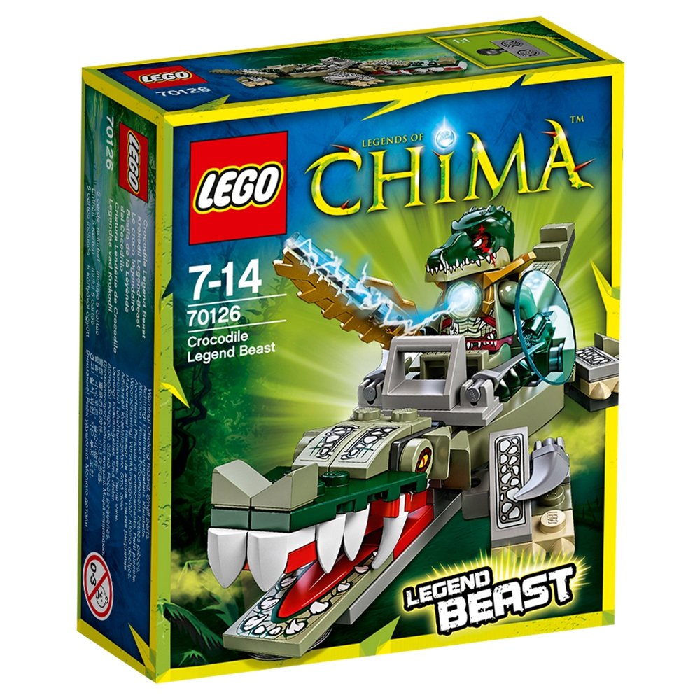 LEGO Chima - Criatura Lendária de Crocodilo - 70126 | Zattini