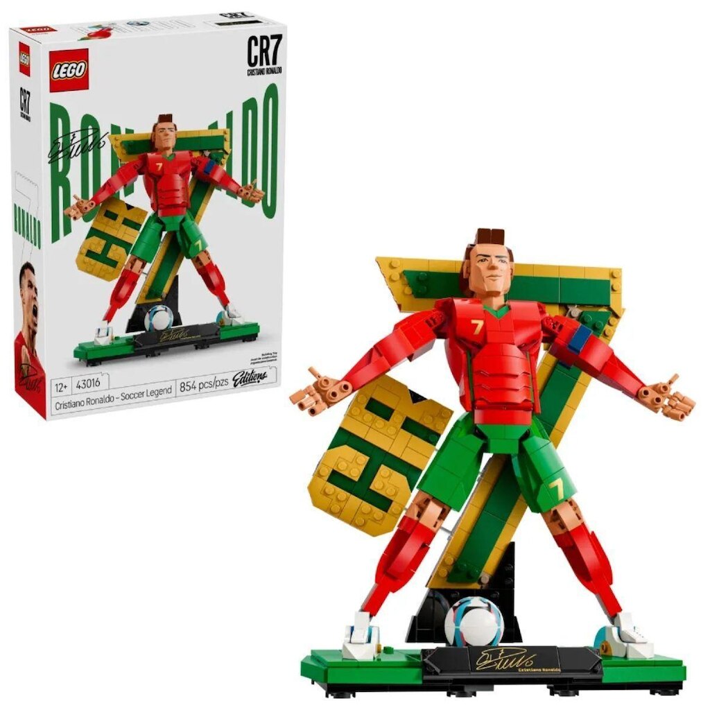 Lego Editions Lenda do Futebol Cristiano Ronaldo 43016
