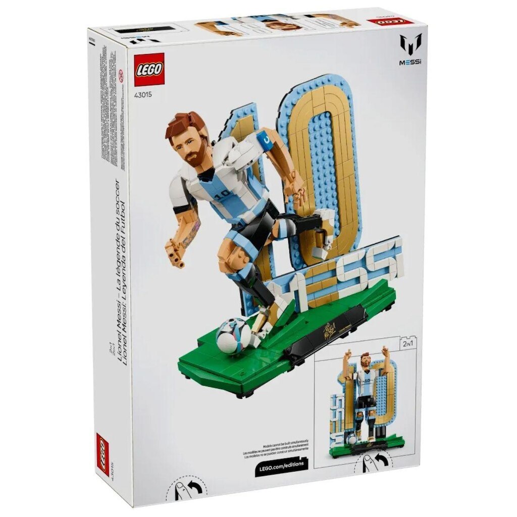 Lego Lenda do Futebol Lionel Messi 43015