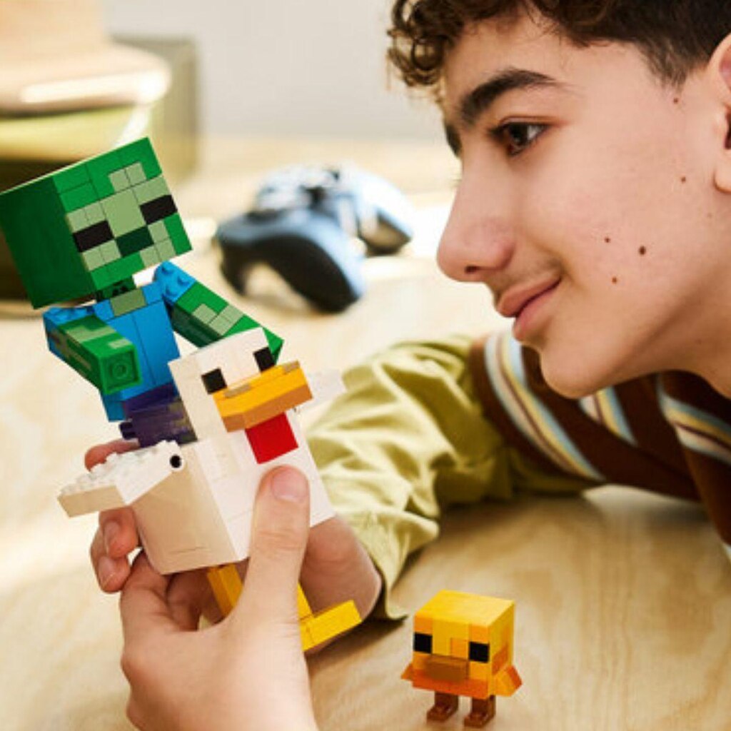 Lego Minecraft Cavaleiro de Galinha 21582