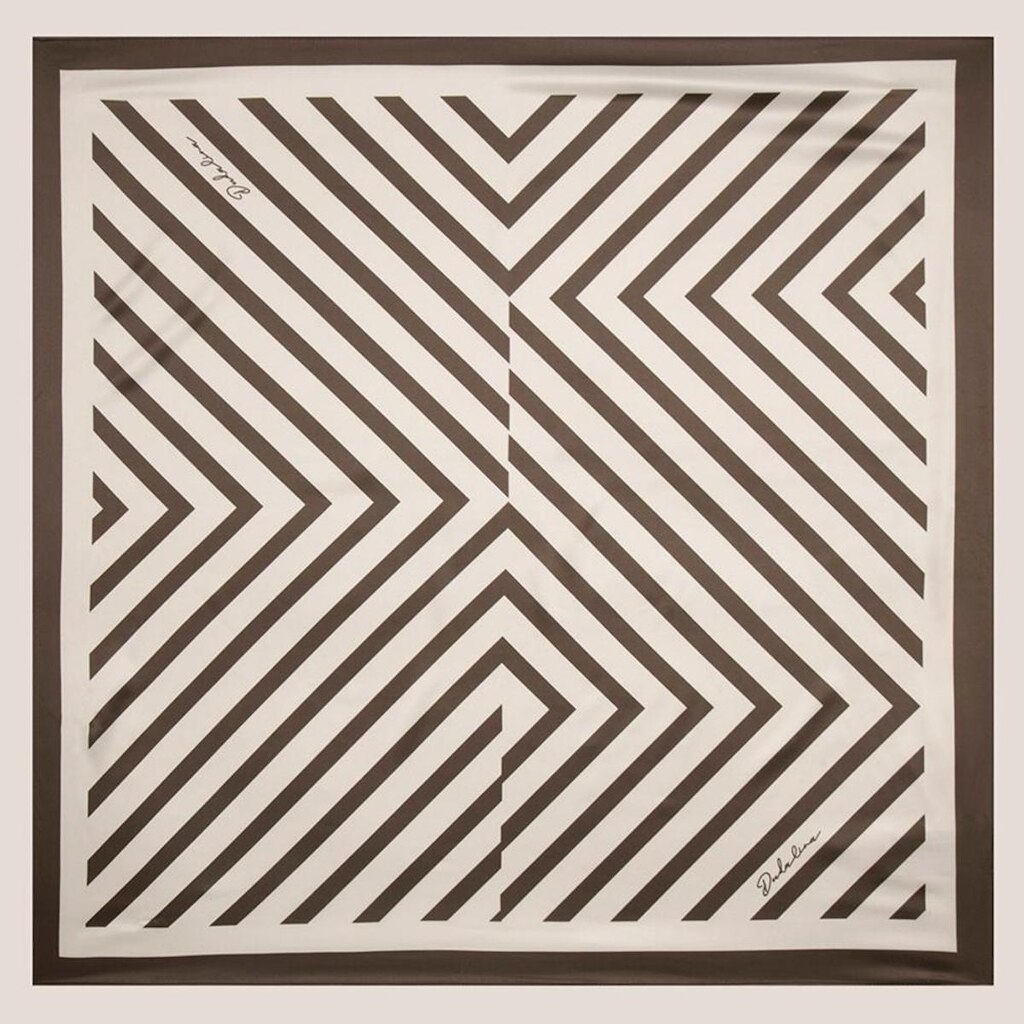 Lenço Dudalina Geometrico Bruna Feminino