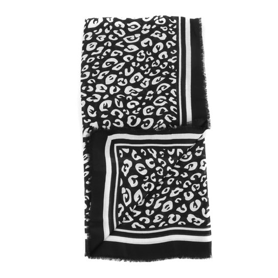 Lenço Hering Estampado Feminino - Preto