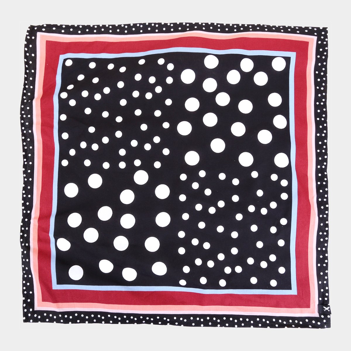 Lenço Hering poá feminino - Colorido