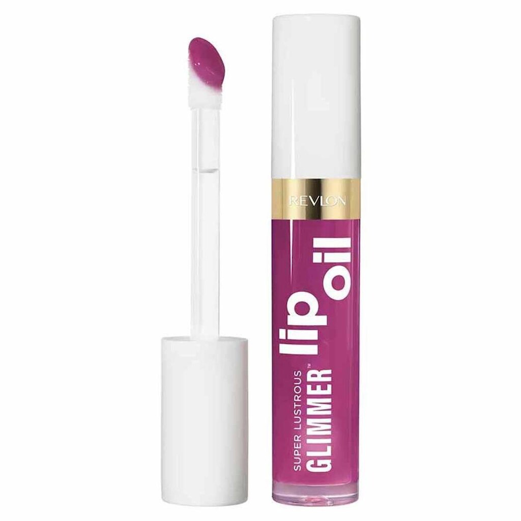 Lip Oil Revlon Make Super Lustrous Glimmer Plum Pop