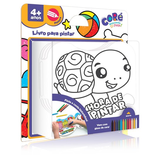 Livro de Banho - Hora de Pintar - Coré - Toyster - Incolor
