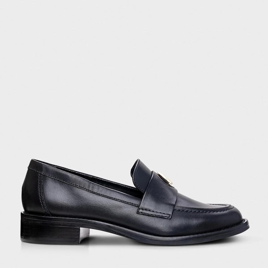 Loafer Carrano Icon Salto Bloco Preto - 879001