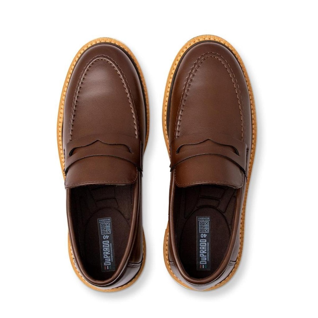 Loafer Sapato Masculino Slip On Tratorado Elegante Confortável