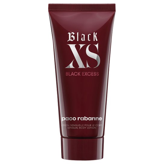 Loção Corporal Black XS For Her Paco Rabanne 200ml - Incolor