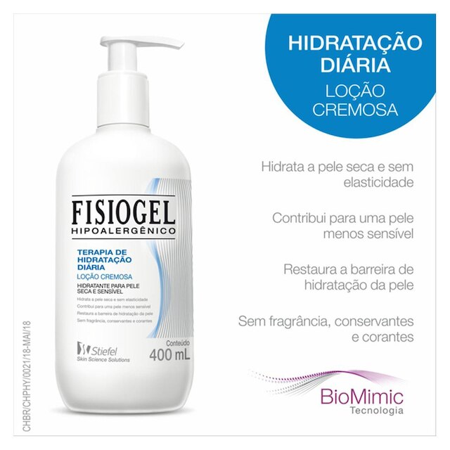 Loção Fisiogel Terapia de Hidratação Diária 400ml