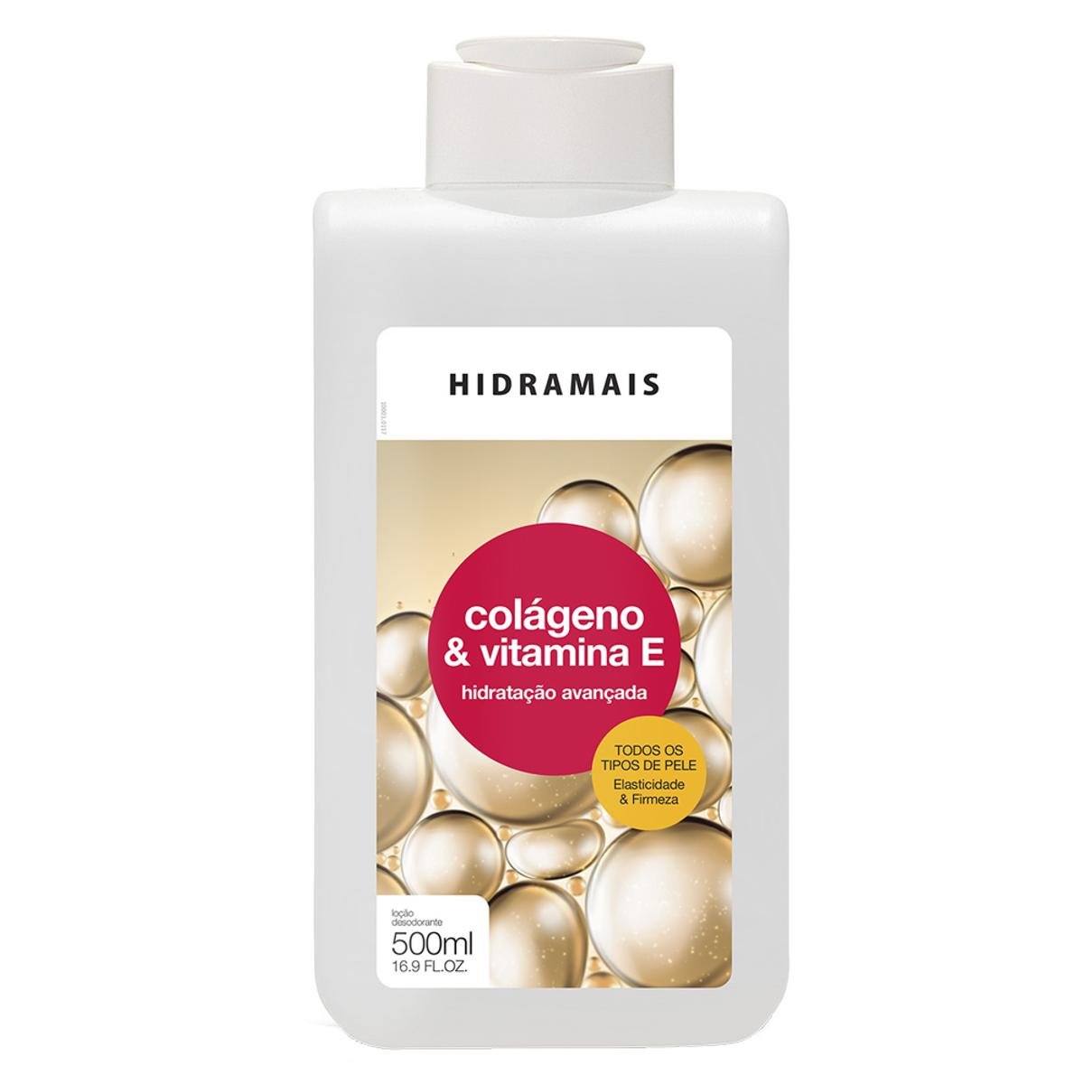 Loção Hidratante Corporal Hidramais - Colágeno 500ml - Incolor Menor preço em Loção Hidratante Corporal Hidramais - Colágeno 500ml - Incolor