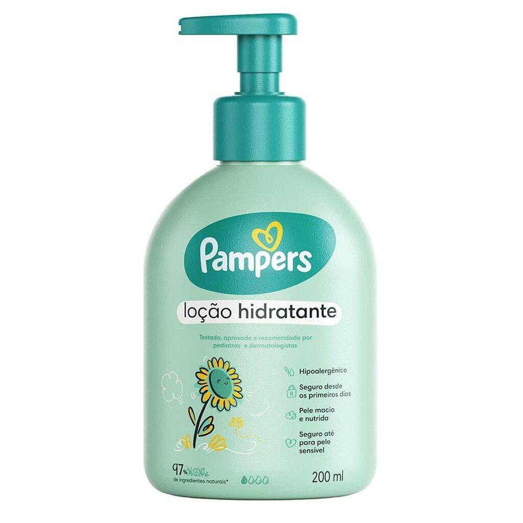Loção Hidratante Pampers Girassol 200ml