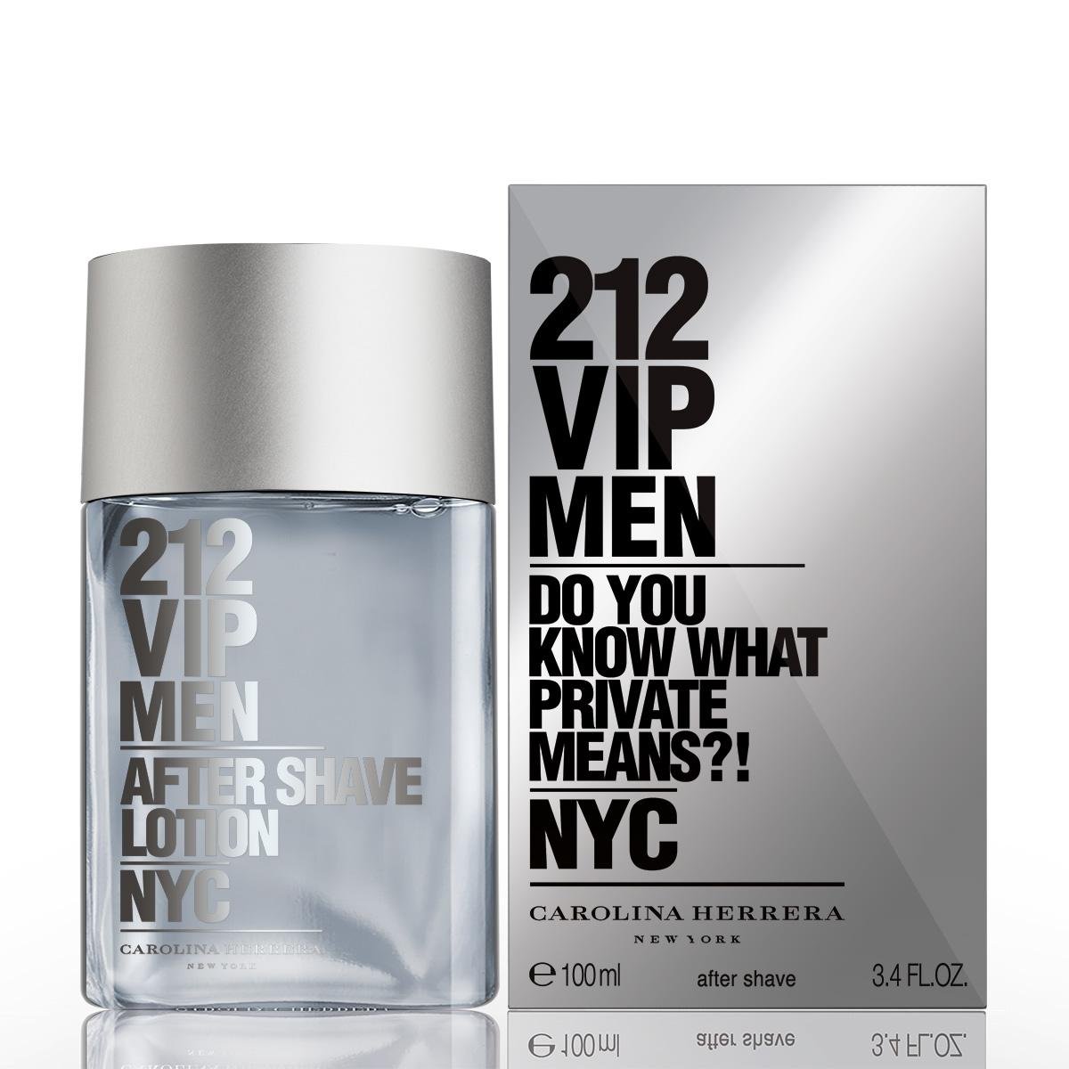Loção Pós Barba 212 VIP Men Carolina Herrera 100ml - Incolor Menor preço em Loção Pós Barba 212 VIP Men Carolina Herrera 100ml - Incolor