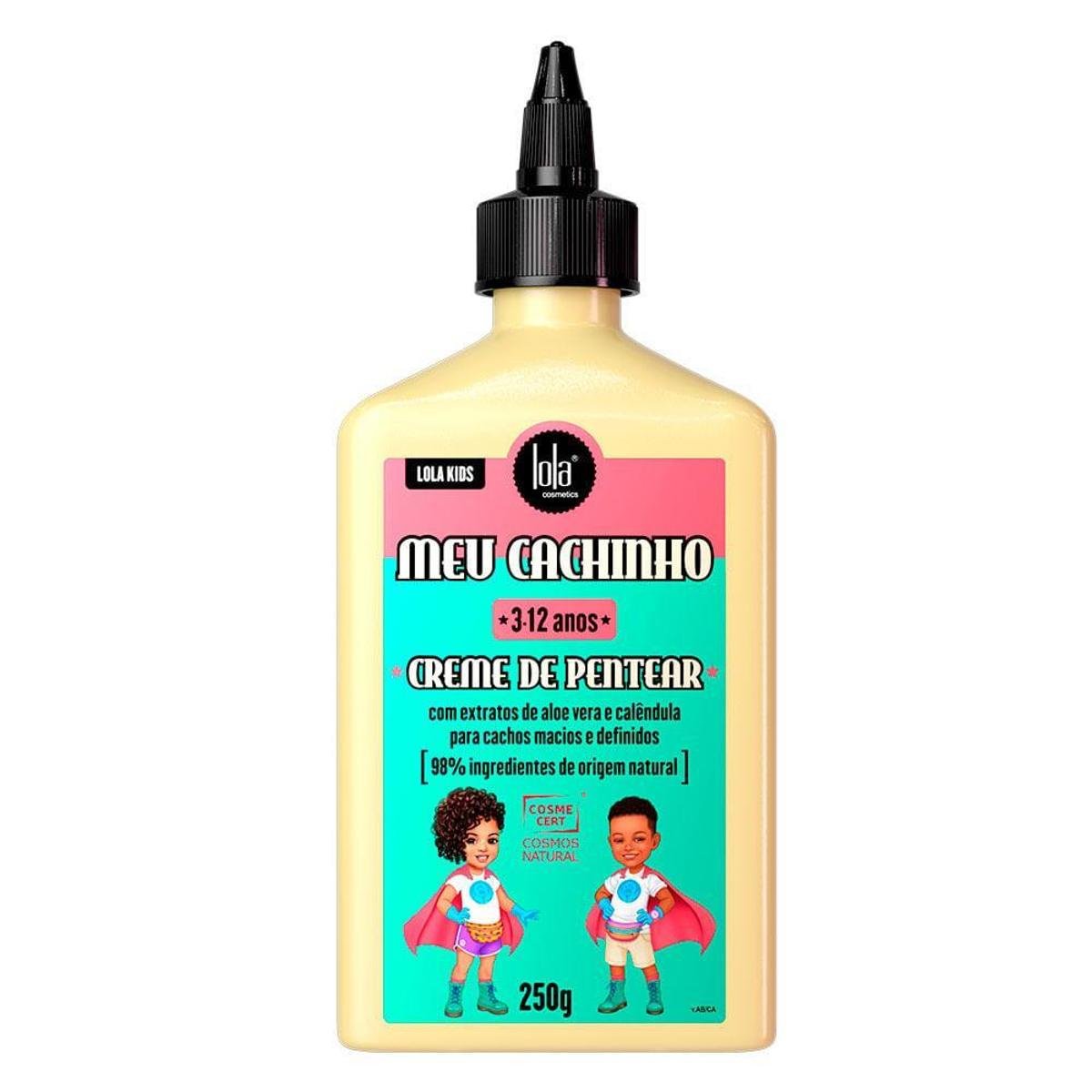 Lola Cosmetics Creme de Pentear Meu Cachinho 250ml - Incolor Menor preço em Lola Cosmetics Creme de Pentear Meu Cachinho 250ml - Incolor