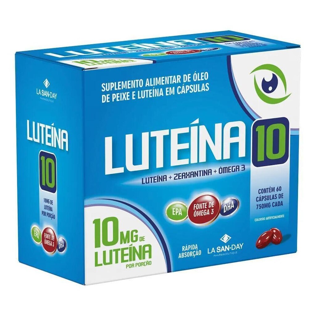Luteína Ômega 3 60 Cápsulas La San Day