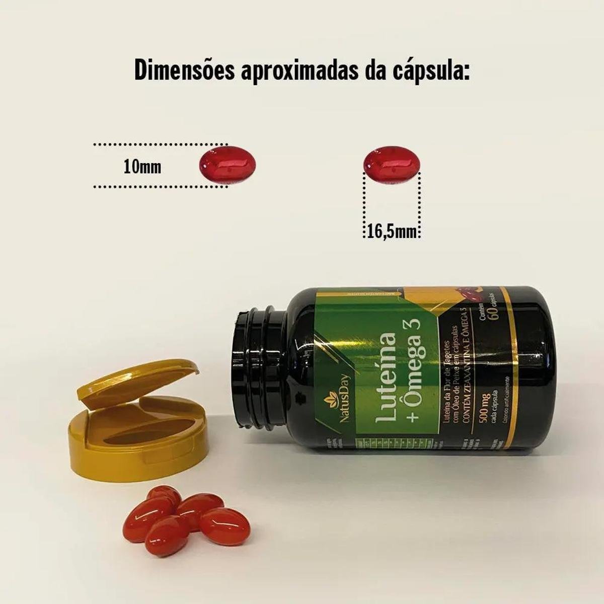 Luteína Ômega 60 Cápsulas Natusday Zattini