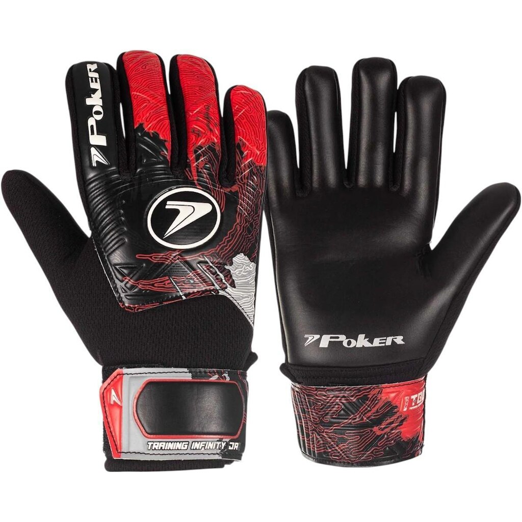 Luva de Goleiro Infantil Futebol de Campo Jogo Treino Poker 01129