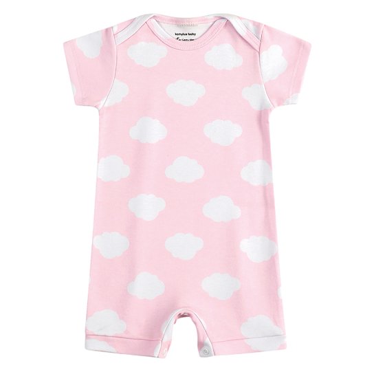 Macacao Bebe Kamylus Banho De Sol Romper Masculino Rosa Zattini