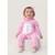 Macacão Bebê Menina Poá Com Capuz Soft Gatinha Brandili - Rosa