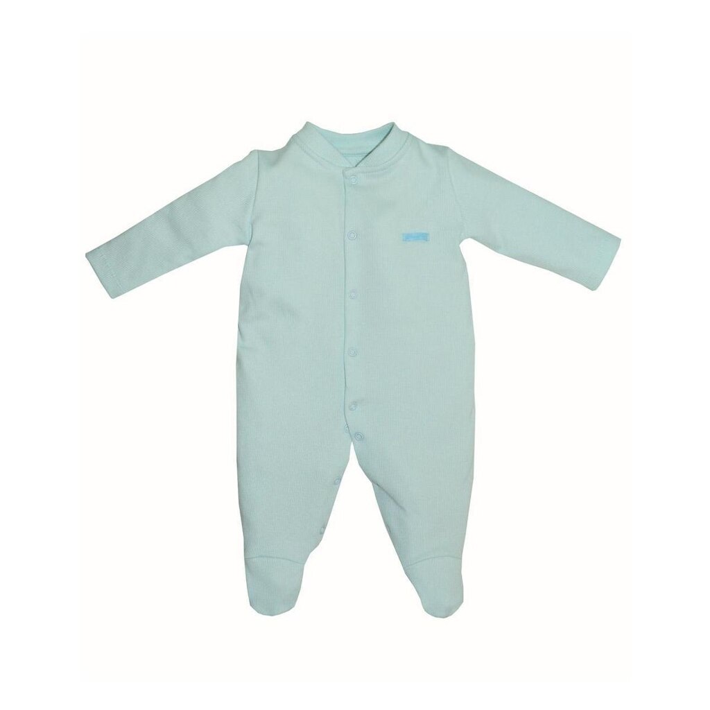 Macacão Bebê Menino Longo Azul Claro Grow Up
