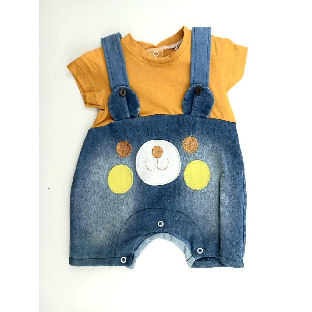 Macacão Curto Infantil Menino Muleka Sapeka - Ref 2724