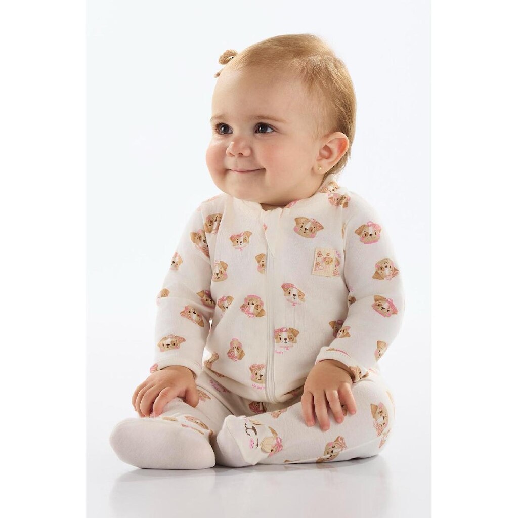 Macacão Estampado Unissex Bebê Up Baby