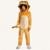 MACACÃO KIGURUMI MALHA FLEECE LEÃO FAKINI REF:1531 1/3 - Marrom Claro