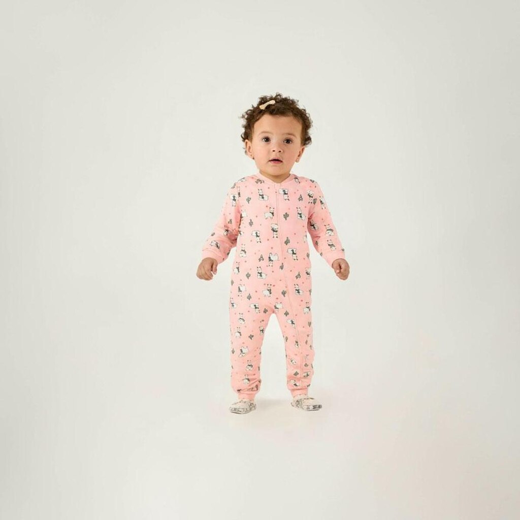 Macacao Rosa Bebe Pulla Bulla Menina - 200900-262